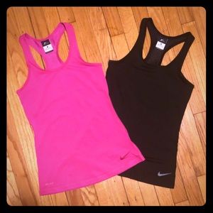 2 Dri-Fit Nike Tanks